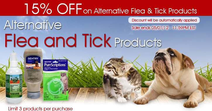 Alternative Flea and Tick Products